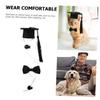Abaodam Pet Costume for New Year Parties - 2 Piece Set with Adjustable Felt Graduation Cap and Black Bow Tie for Guinea Pigs and Sugar Gliders view 3