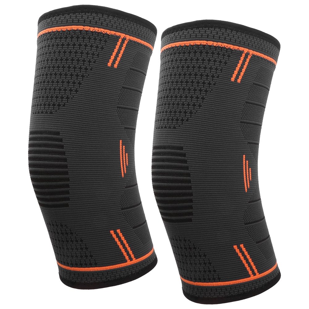 Non-Slip Compression Knee Sleeves, Breathable, Seamless, Cold-Resistant, Knitted, XL