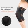 Non-Slip Compression Knee Sleeves, Breathable, Seamless, Cold-Resistant, Knitted, XL view 2