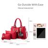 WolFum 3-Piece Women's Handbag and Shoulder Bag Set, Soft PU Leather view 2