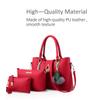 WolFum 3-Piece Women's Handbag and Shoulder Bag Set, Soft PU Leather view 4