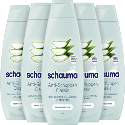 Schauma Schwarzkopf Classic Anti-Dandruff Shampoo (5 x 400 ml)