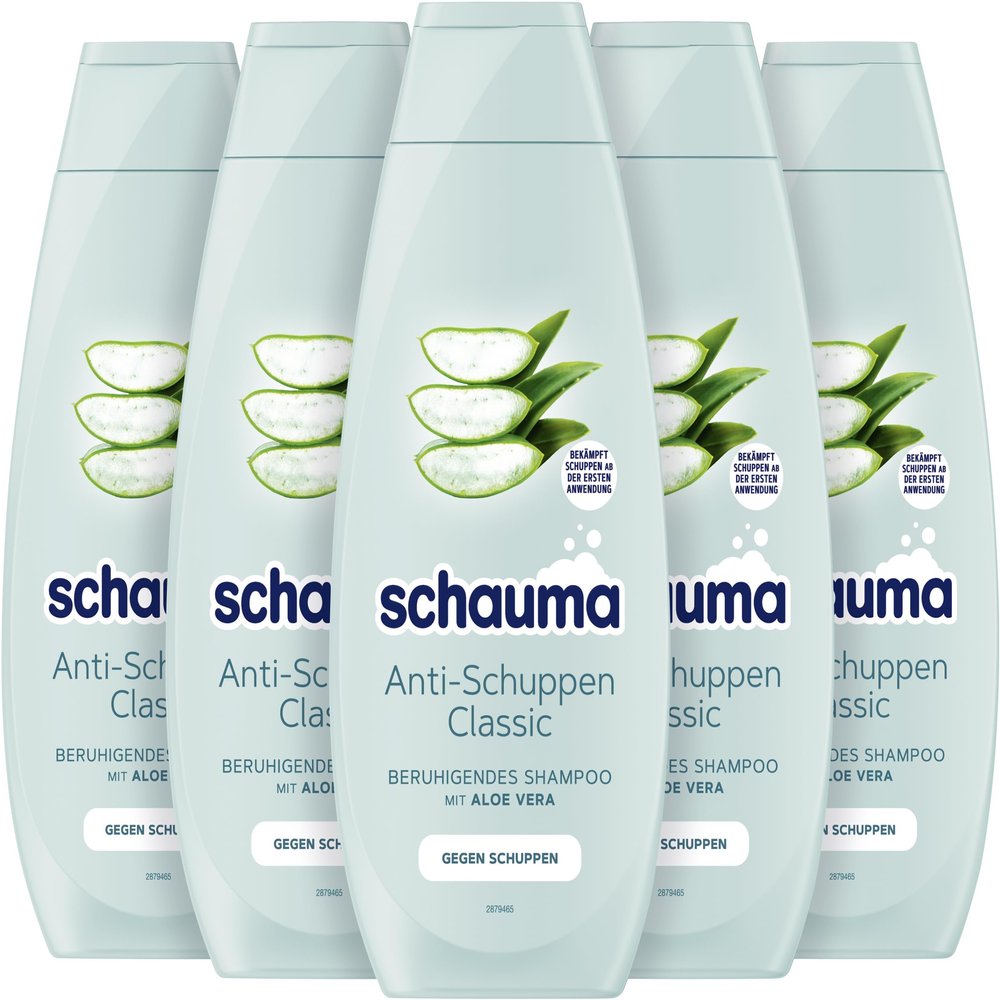 Schauma Schwarzkopf Classic Anti-Dandruff Shampoo (5 x 400 ml)