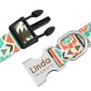 SARUEL Personalized Nylon Dog Collar with Engraved Name ID, Small to Medium Pets, M view 3