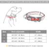 SARUEL Personalized Reflective Dog Collar, Green, L view 2