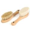 2-Piece Baby Brush Set with Goat-Hair and Cradle Cap Brushes view 3
