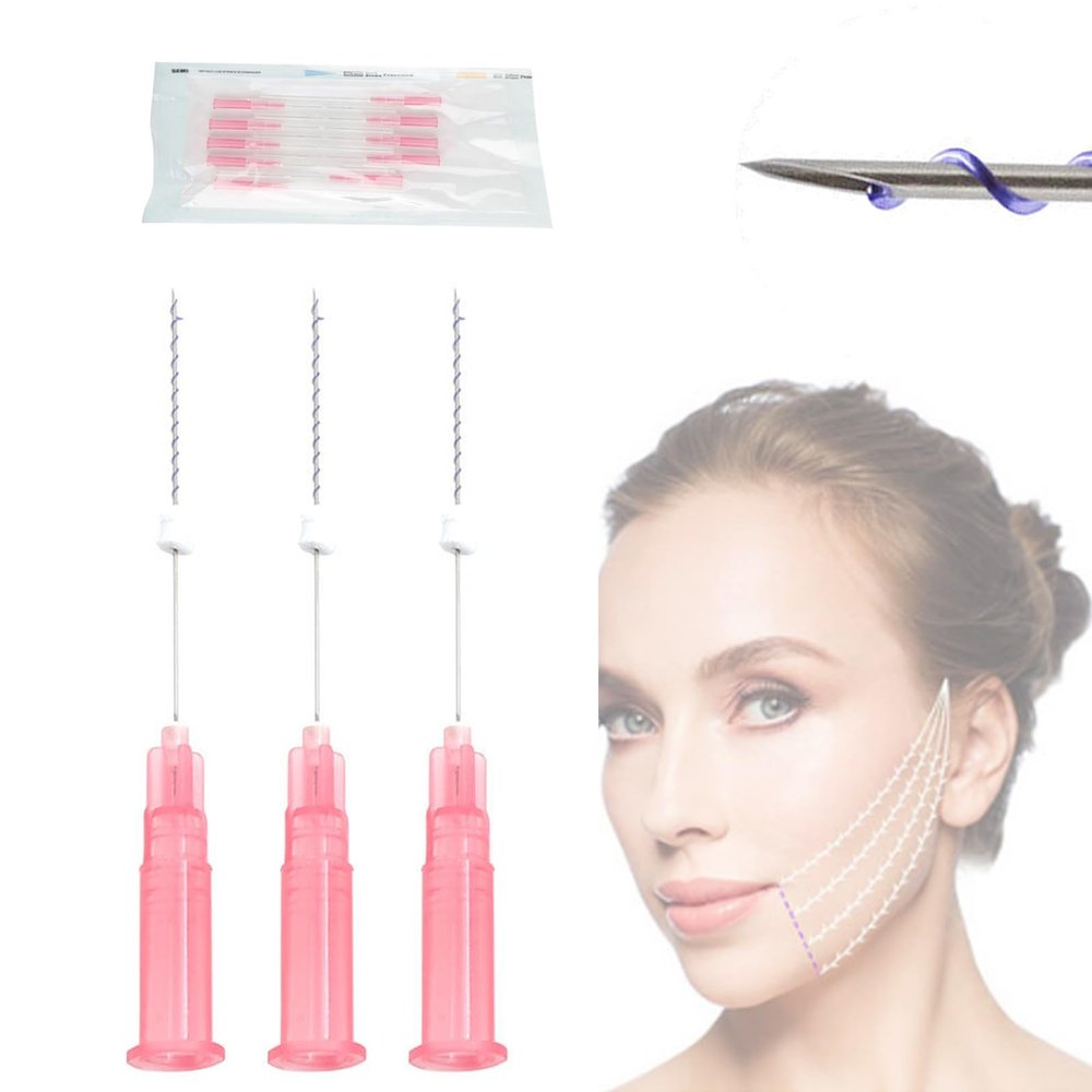 SJASD PDO Mono Screw Threads for Facial Lifting, 20 Pieces