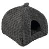 JACK AND VANILLA Iglu Softy Dog Bed, Rosette Gray, XS, 40 x 40 x 40 cm view 1