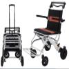 Foldable Transport Wheelchair, Portable Travel Wheelchair with Handbrake view 1