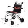 Foldable Transport Wheelchair, Portable Travel Wheelchair with Handbrake view 2