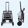 Foldable Transport Wheelchair, Portable Travel Wheelchair with Handbrake view 3