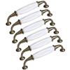 Drawer Handles, 6-Piece Set, Bronze Ceramic Cabinet Pulls view 1