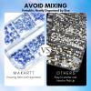 Makartt Crystal Nail Rhinestones, Dark Blue, Flat-Back for Crafts view 3