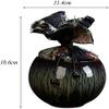 BPIlot Decorative Ceramic Cremation Urn for Adults, Moisture-Resistant, for a Small Amount of Human Ashes (#2) view 2