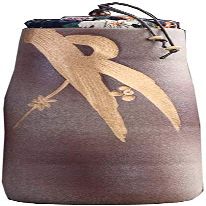 BPIlot Decorative Stainless Steel Urns for Adults, Funeral Ceramic, Double Lid, Sealed, Moisture-Resistant, Handmade, High-Temperature Fired, Cremation (A