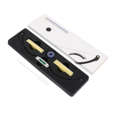FRCOLOR 4-Piece Premium Adjustable Eyebrow Mapping Ruler for Precise Brow Shaping