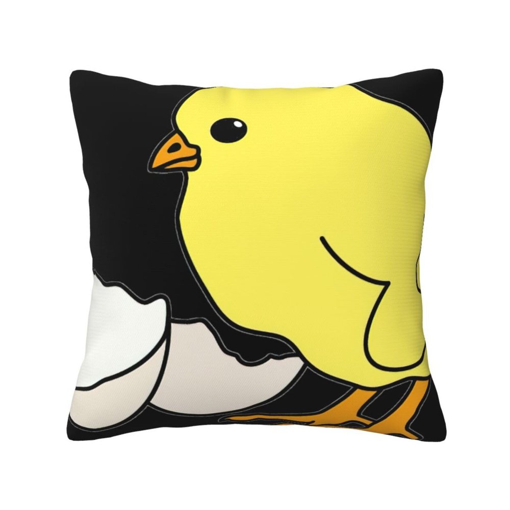 Baby Chicken Decorative Pillow Cover, Soft and Versatile Cover for Home Decor and Car Seats