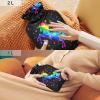 1-Liter Hot Water Bottle with Soft Plush Unicorn Cover view 2