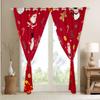 Cute Cartoon Penguin Blackout Curtains, Christmas Snowman and Santa Curtains for Kids’ Rooms, Happy New Year, 117W x 183L view 4