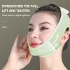 Worparsen Women's V-Line Face-Lifting Chin Strap, Adjustable, Black view 2