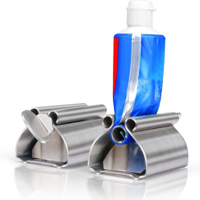 Zivacate 2-Pack Stainless Steel Rolling Toothpaste Tube Squeezers