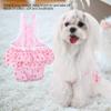 MOTUZP Dog Hygiene Pants, Pet Menstrual Shorts, Adjustable, Washable, Reusable (Pink) view 2