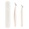 2-Piece Professional Eyelash Extension Tweezer Set view 1