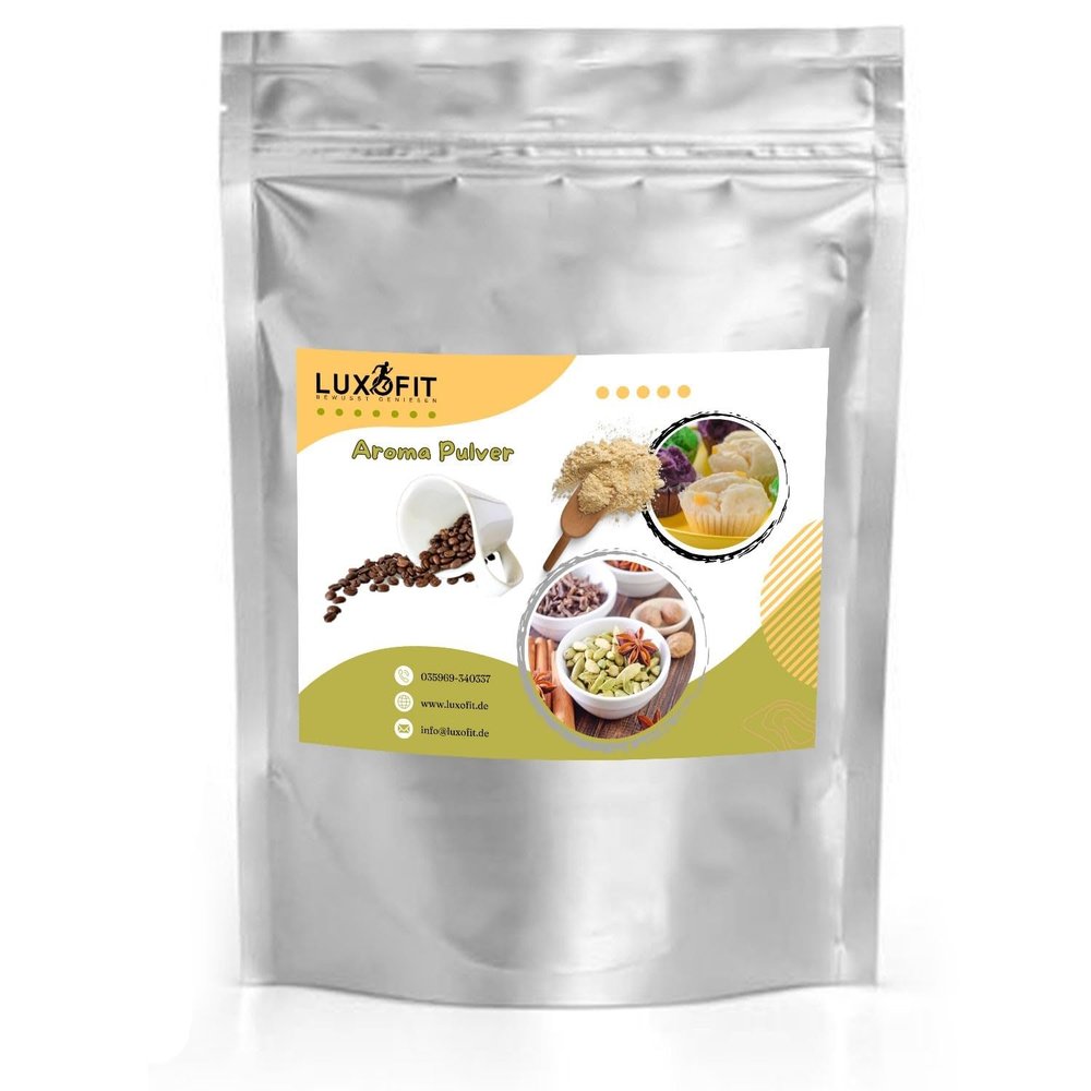 Luxofit Espresso Flavor Powder, Fruity and Creamy Powdered Flavors for Foodservice and Home Kitchens, Vegan and Vegetarian, GMO-Free, Suitable for Food and Beverages, Made in Germany (50 g)