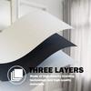 3D Printed Blackout Curtains with Lining, 2-Pack view 3