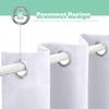 3D Printed Blackout Curtains with Lining, 2-Pack view 4