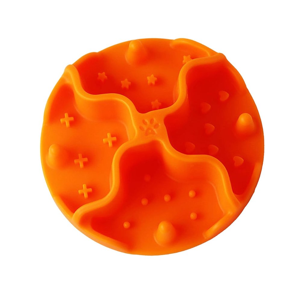 Easy-to-Clean Pet Feeding Mat, Silicone Slow Food Pad