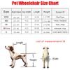 2-Wheel Pet Wheelchair, Adjustable Dog Wheelchair, Easy Assembly (116 kg) view 2