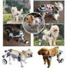 2-Wheel Pet Wheelchair, Adjustable Dog Wheelchair, Easy Assembly (116 kg) view 3