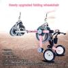 2-Wheel Pet Wheelchair, Adjustable Dog Wheelchair, Easy Assembly (116 kg) view 4