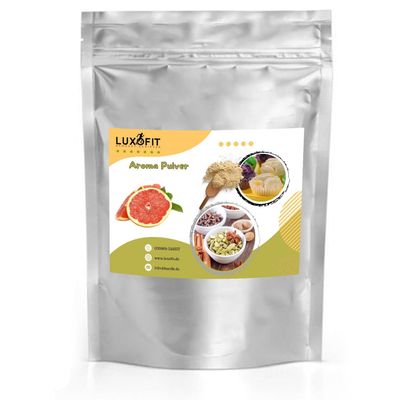 Luxofit Grapefruit Flavor Powder, Intense Flavor, Suitable for Flavoring Foods and Beverages, Vegetarian and Vegan, GMO-Free, Made in Germany (200 g)