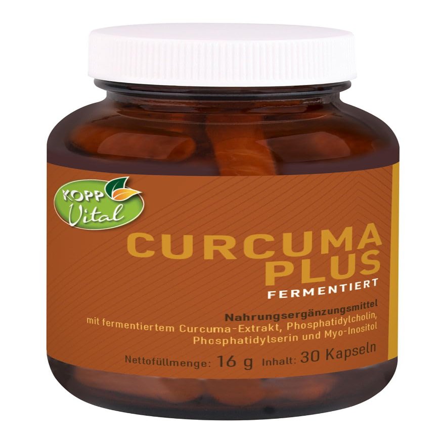 KOPP Vital Curcuma Plus Fermented Capsules, 16 g, 30 Capsules