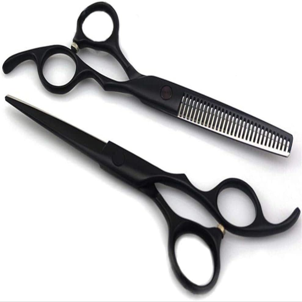 SUNMME Hairdressing and Pet Grooming Scissors, 20.3 cm, Blue Diamonds, Free Gift Package