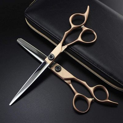 SUNMME Hairdressing Scissors, Professional 440C Steel, 7 in, Dog Grooming and Barber Shears