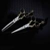 Fine Haircutting Scissors and Thinning Shears Set, Professional 6.5-Inch Barber Scissors view 4
