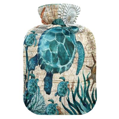Vintage-Style Hot Water Bottle with Cover