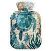 Vintage-Style Hot Water Bottle with Cover view 1