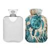 Vintage-Style Hot Water Bottle with Cover view 2