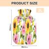 HMZXZ 2 L Hot Water Bottle with Floral Cover view 3