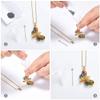 Butterfly Memorial Ashes Necklace, Stainless Steel view 4