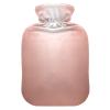 HMZXZ 2 L Hot Water Bottle with Cover, Abstract Red-Gold Foil Design view 1