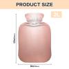 HMZXZ 2 L Hot Water Bottle with Cover, Abstract Red-Gold Foil Design view 3