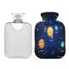 HMZXZ 2 L Hot Water Bottle with Solar System Planets Cover view 2