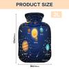 HMZXZ 2 L Hot Water Bottle with Solar System Planets Cover view 3