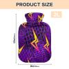 HMZXZ Hot Water Bottle with Cover, 2 L, PVC, for Pain Relief, Feet and Menstrual Cramps view 3