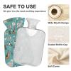 HMZXZ Hot Water Bottle with Cover, Blue, 2 L view 4